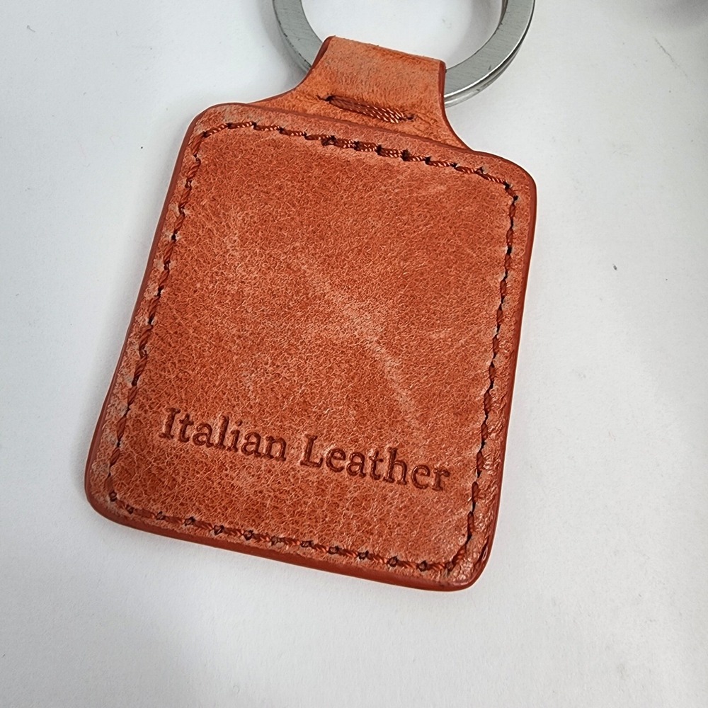 Ellington Bucket Purse Shoulder Bag Italian Leather Orange - Picture 4 of 16